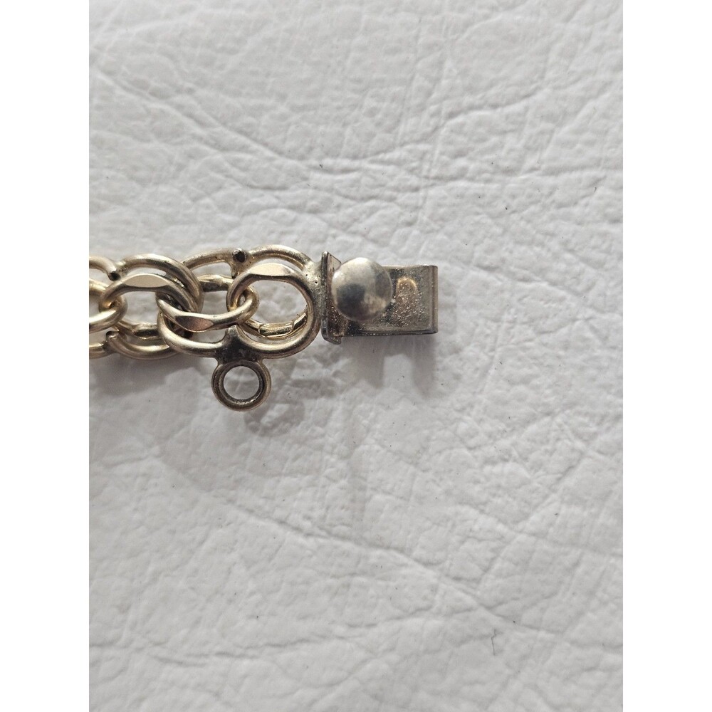 RYTHEM 12K Gold Filled Charm Bracelet Birthday Dangle Charms 7in Slide Closure - Picture 8 of 16